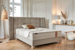 Camif Sommiers 140 X 190 Cm|Sommiers 160 X 200 Cm>ANDRE RENAULT Sommier tapissier 20 cm et pieds 10 cm Canopée - 140 x 200 cm