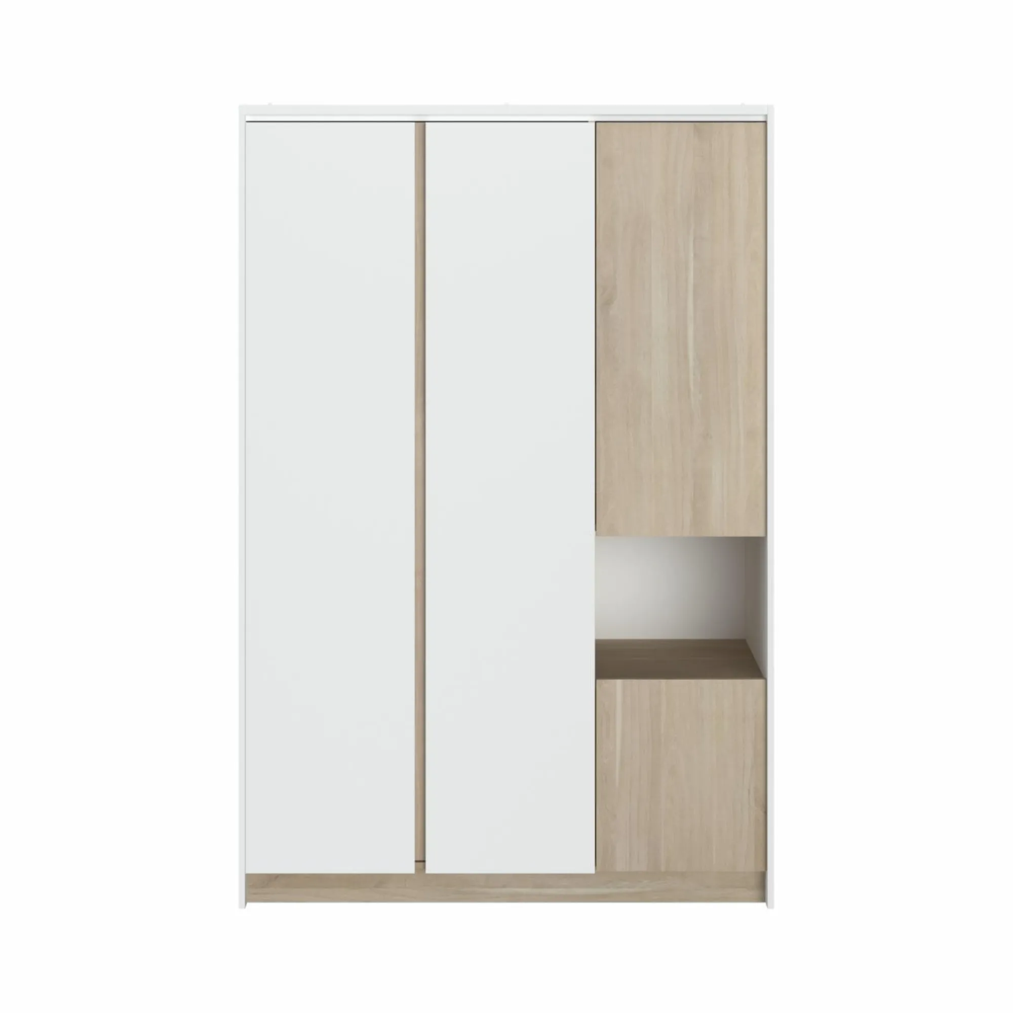 Camif Armoires|Armoires Et Dressing>Armoire 4 portes décor bois Palerme