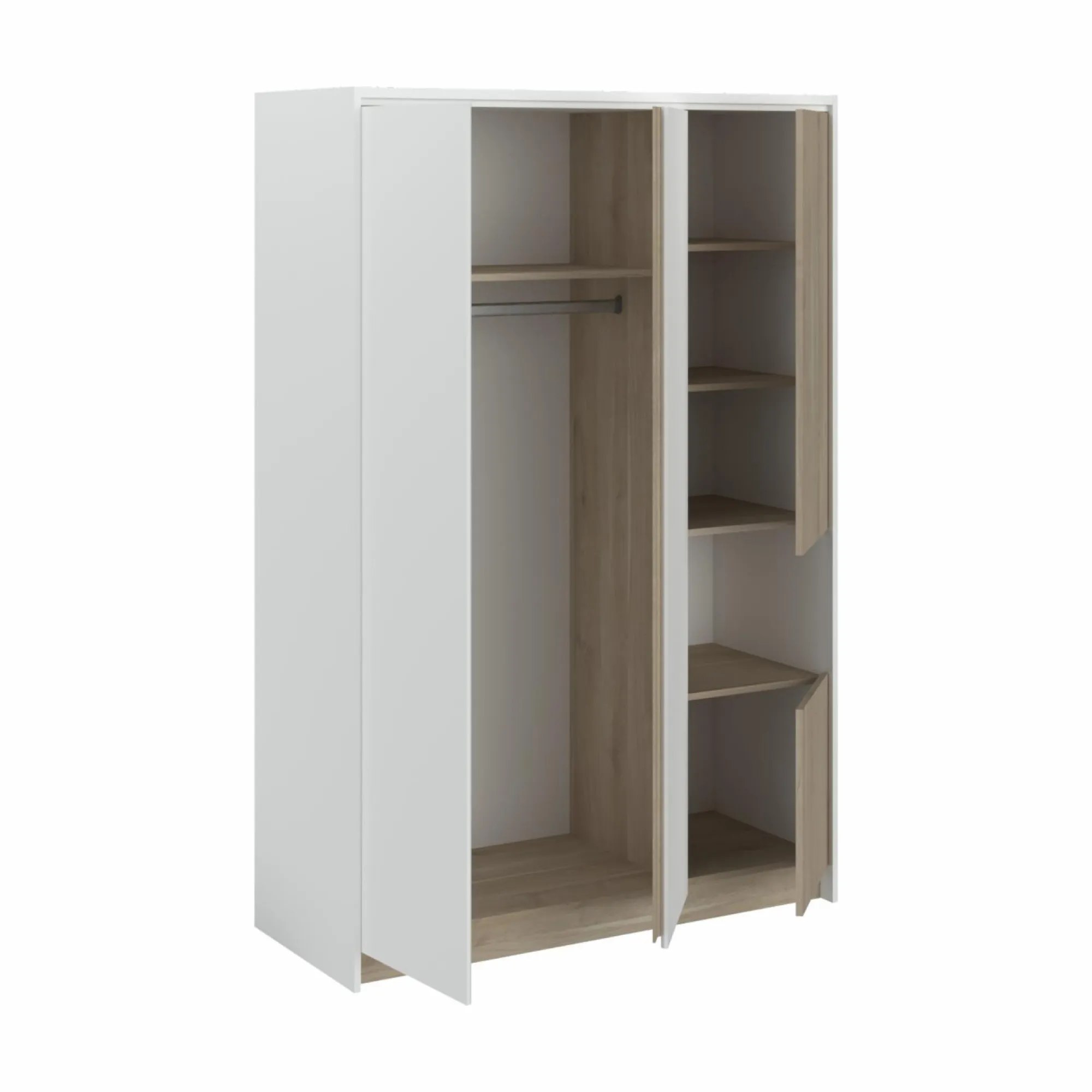 Camif Armoires|Armoires Et Dressing>Armoire 4 portes décor bois Palerme