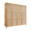 Camif Armoires|Armoires Et Dressing>Armoire chêne massif 4 portes Capucine
