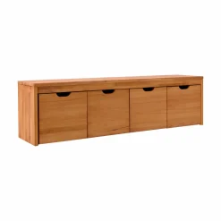 Camif Meubles D'Entrée|Meubles Tv>Banc bois massif 4 cubes de rangement Cyriel -