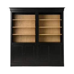 Camif Bibliothèques>Bibliothèque bois massif 4 portes Embellie -
