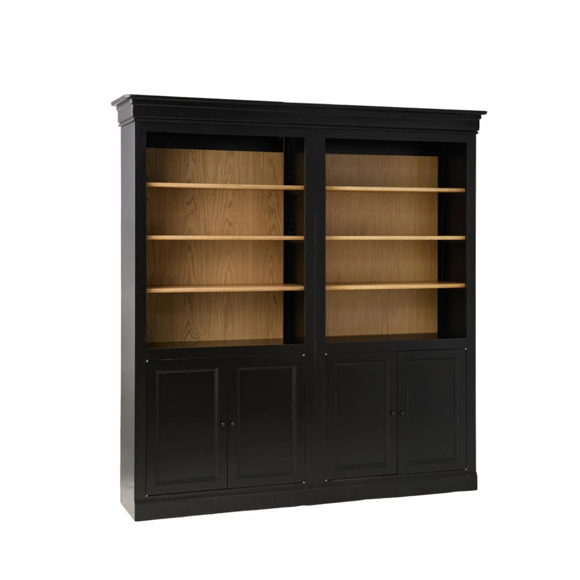 Camif Bibliothèques>Bibliothèque bois massif 4 portes Embellie -