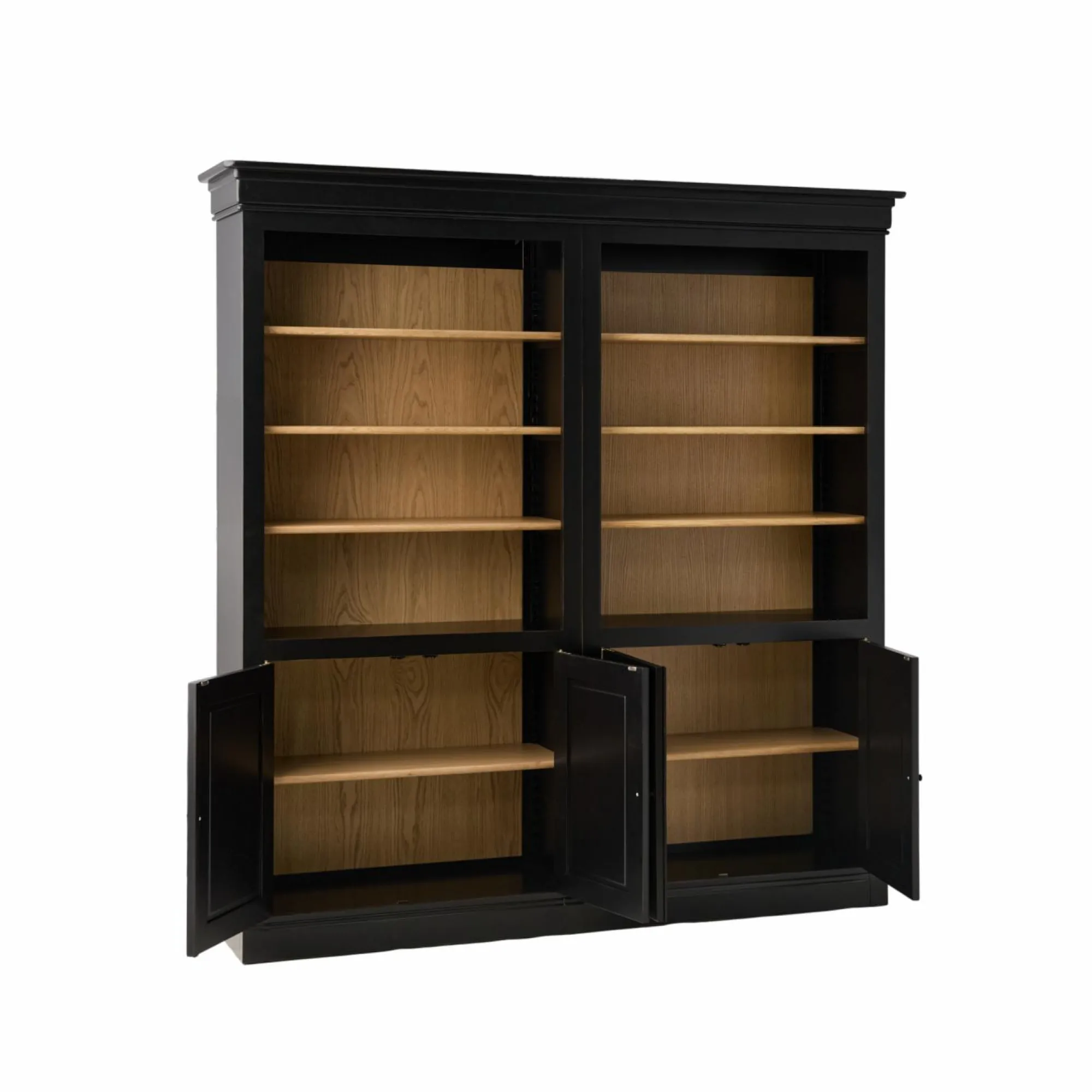 Camif Bibliothèques>Bibliothèque bois massif 4 portes Embellie -