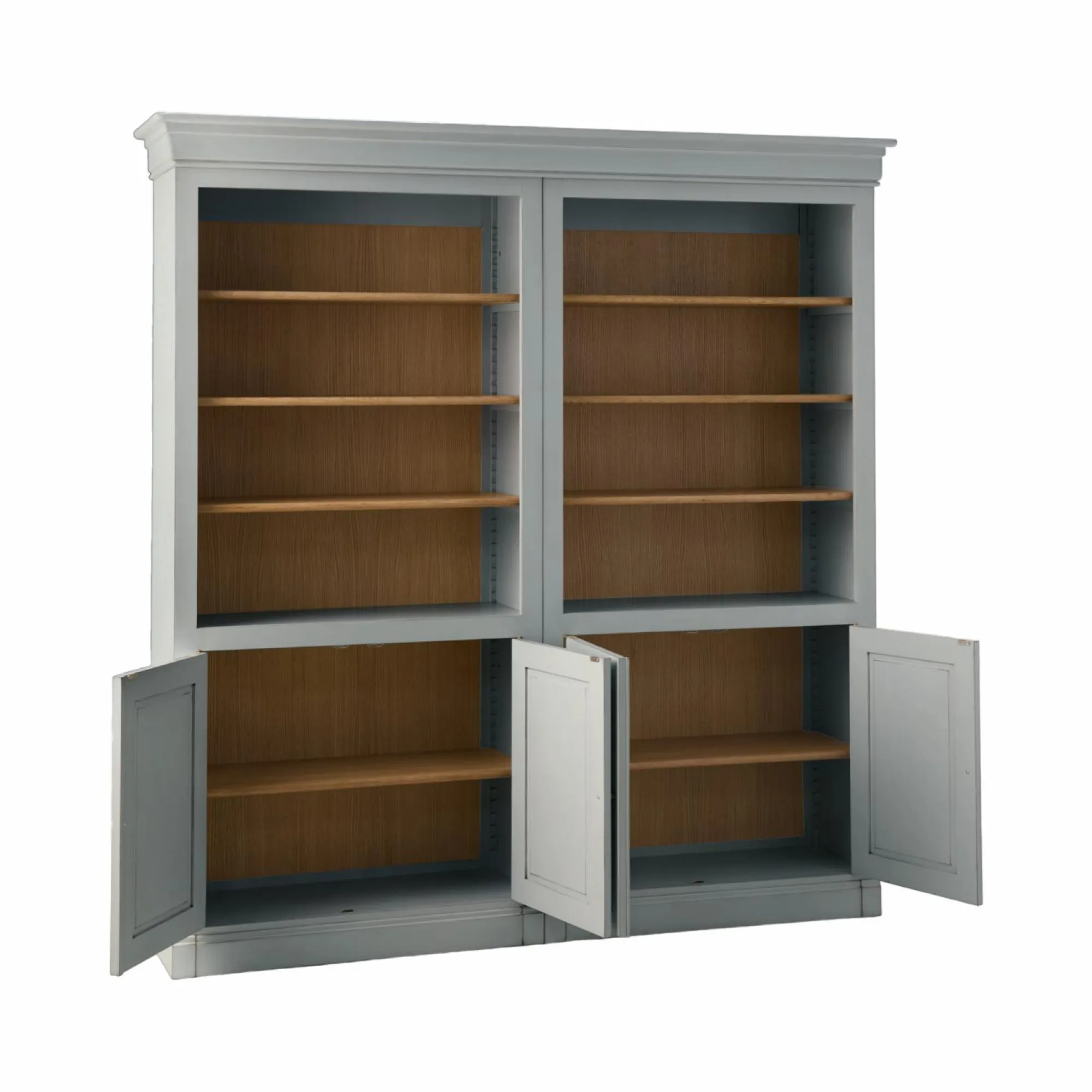 Camif Bibliothèques>Bibliothèque bois massif 4 portes Embellie -