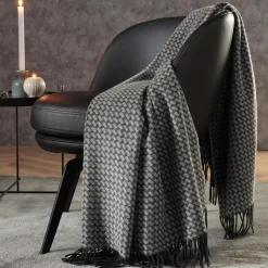 Camif Plaids|Plaids>BIEDERLACK Plaid cachemire et laine Barbara -