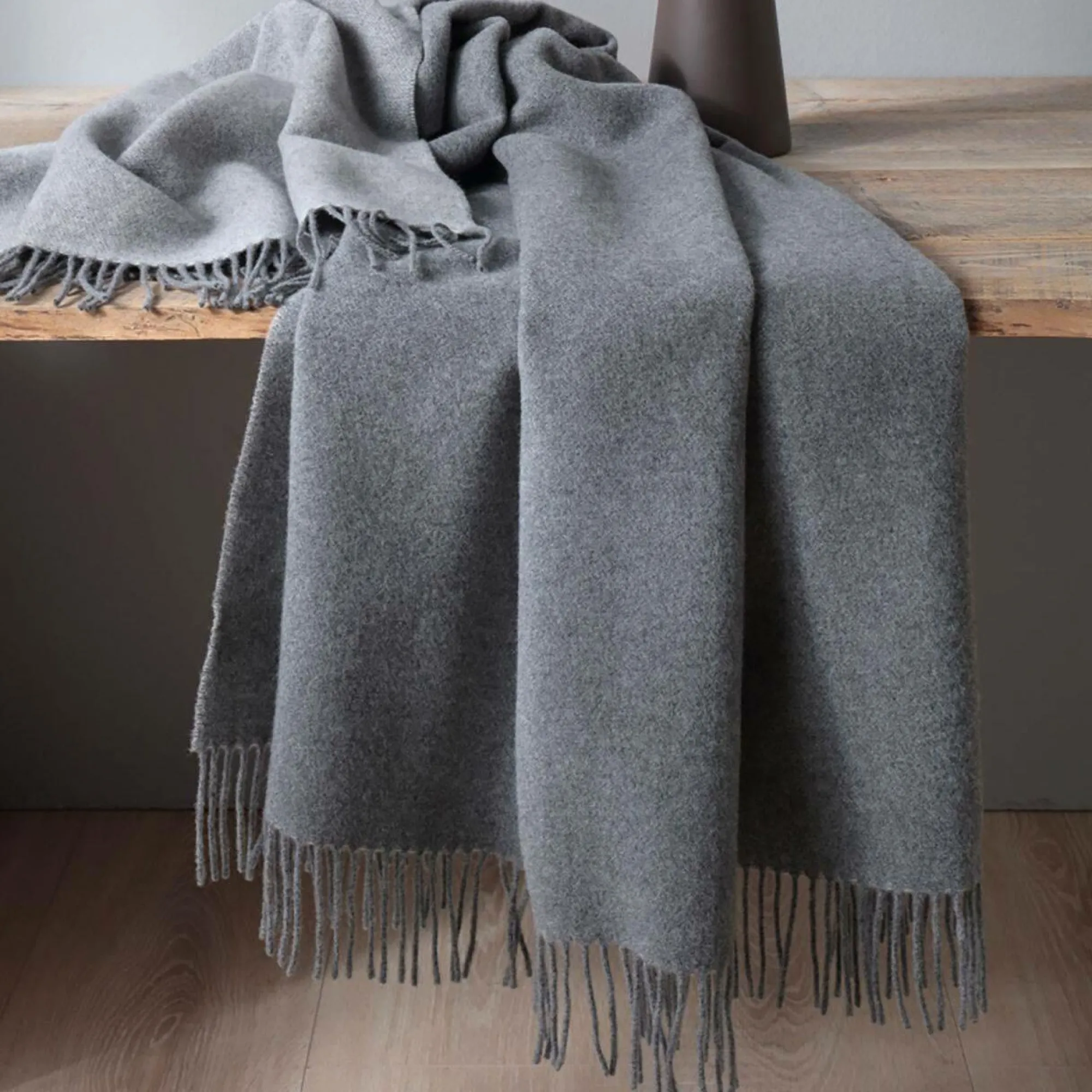 Camif Plaids|Plaids>BIEDERLACK Plaid laine et cachemire Clarence - - 130 x 170 cm