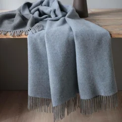 Camif Plaids|Plaids>BIEDERLACK Plaid laine et cachemire Clarence - - 130 x 170 cm