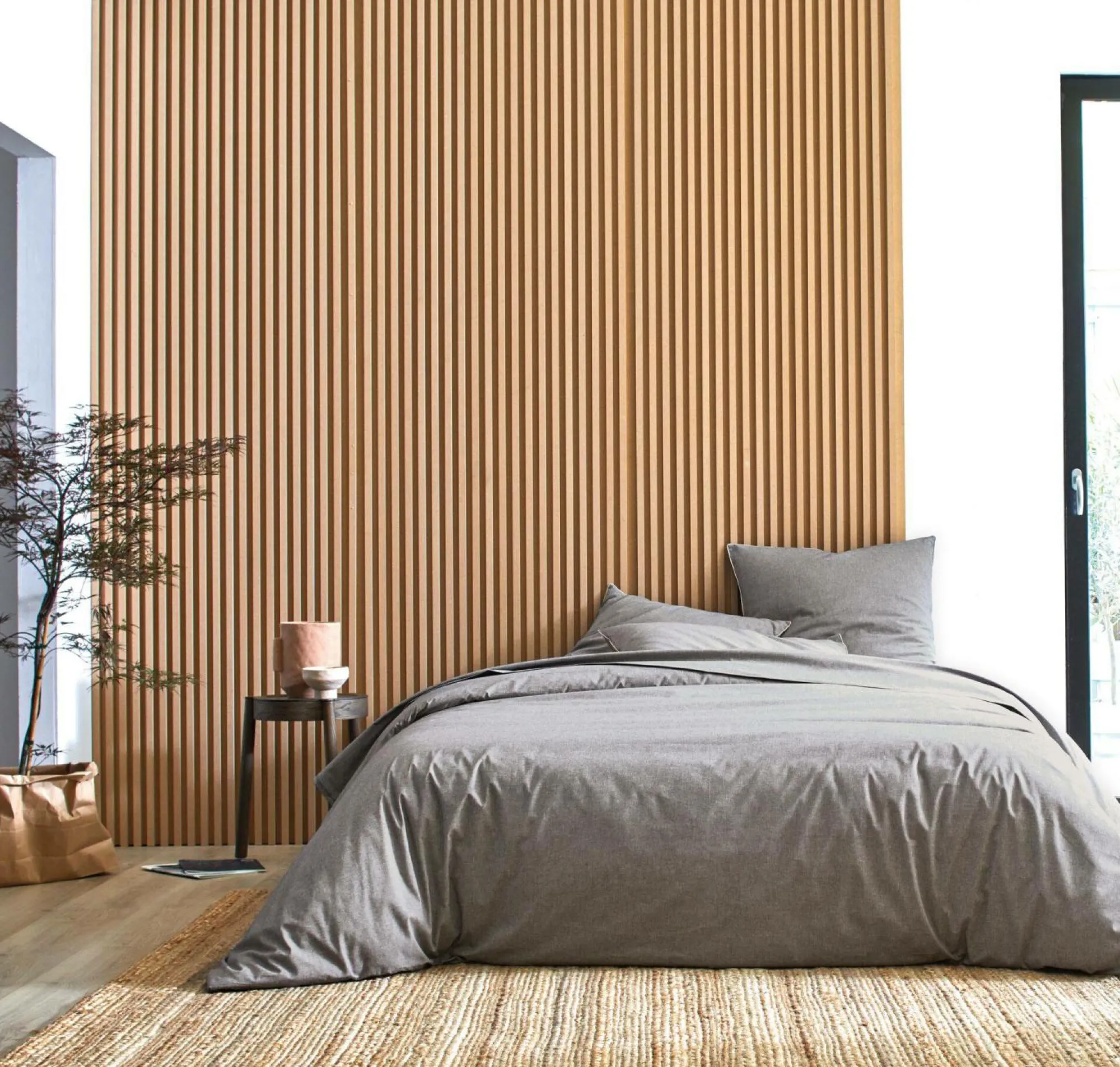 Camif Draps|Housses De Couette>BLANC DES VOSGES Drap coton bio et recylé Ressources - - 180 x 290 cm