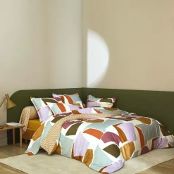 Camif Draps Housse>BLANC DES VOSGES Drap housse satin Arty - - 160 x 200 cm
