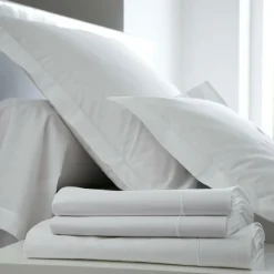 Camif Draps Housse>BLANC DES VOSGES Drap housse Coton - Prune - 140 x 190 cm