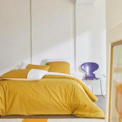 Camif Draps Housse>BLANC DES VOSGES Drap housse percale, Duo - - 160 x 200 cm