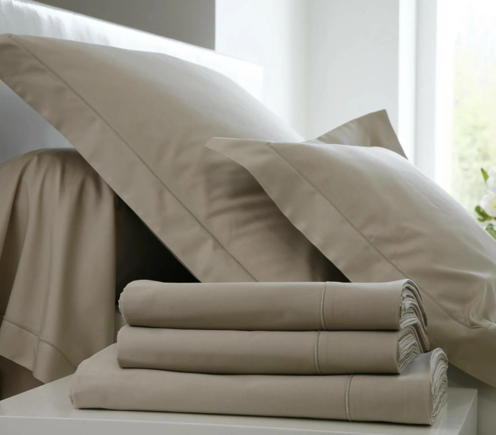 Camif Taies D'Oreiller|Housses De Couette>BLANC DES VOSGES Taie d'oreiller Percale Easy - - Taie d'oreiller 50 x 73 cm