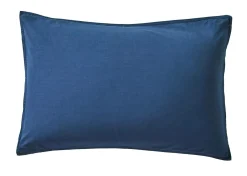 Camif Taies D'Oreiller>BLANC DES VOSGES Taie d'oreiller percale lavée Bohème - - Taie d'oreiller 50 x 75 cm