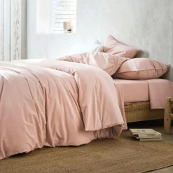 Camif Taies D'Oreiller>BLANC DES VOSGES Taie d'oreiller percale lavée Bohème - - Taie d'oreiller 50 x 75 cm