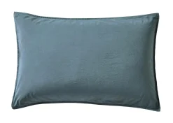 Camif Taies D'Oreiller>BLANC DES VOSGES Taie d'oreiller percale lavée Bohème - - Taie d'oreiller 50 x 75 cm