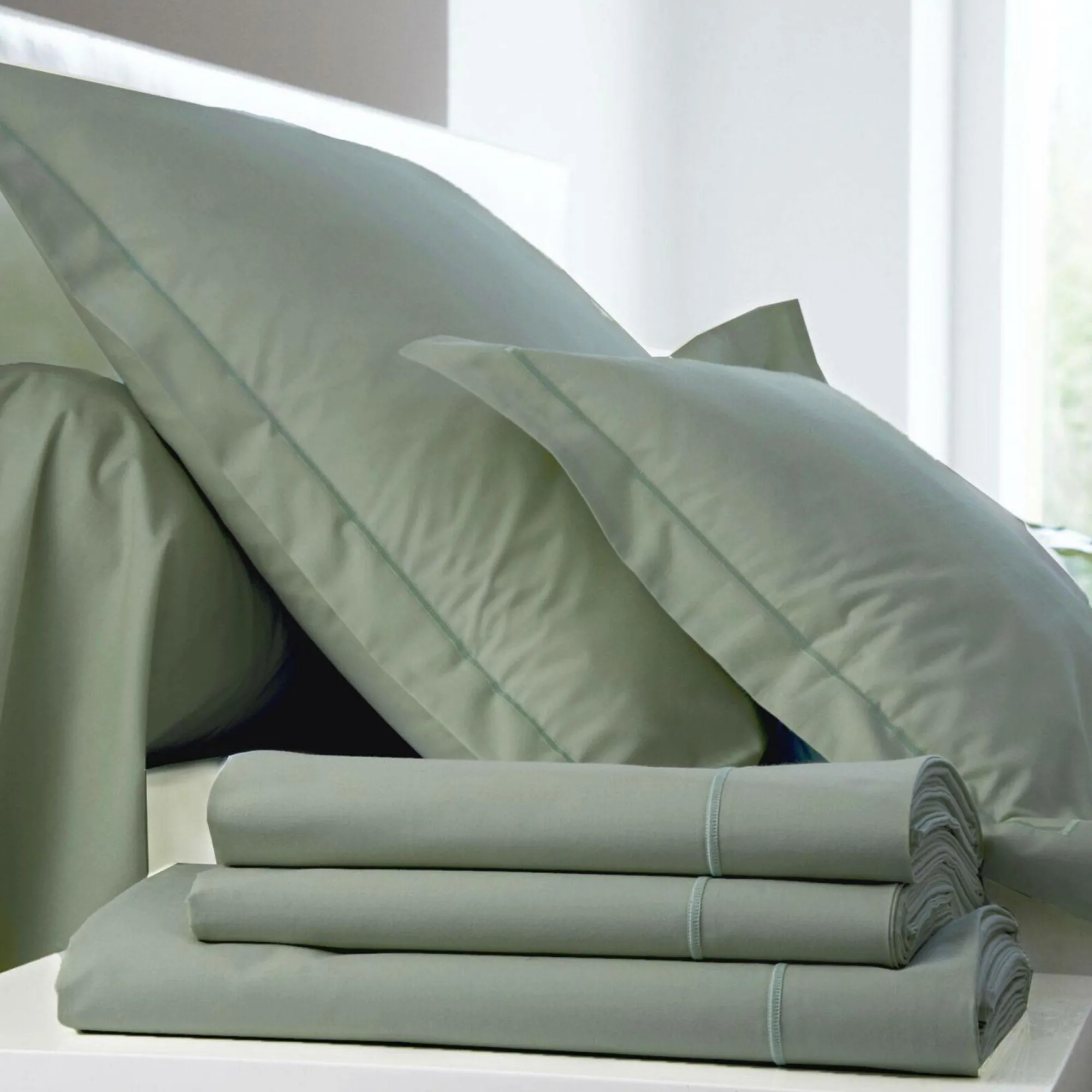 Camif Taies D'Oreiller|Housses De Couette>BLANC DES VOSGES Taie d'oreiller Percale Easy - - Taie d'oreiller 50 x 73 cm