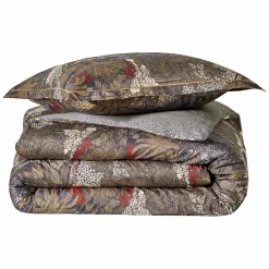 Camif Taies D'Oreiller>BLANC DES VOSGES Taie d'oreiller satin de coton Jardins de Babylone - 65 x 65 cm
