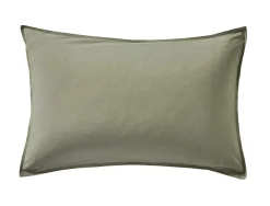 Camif Taies D'Oreiller>BLANC DES VOSGES Taie d'oreiller percale lavée Bohème - - Taie d'oreiller 50 x 75 cm