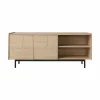 Camif Buffets>Buffet décor bois pieds métal 2 portes Mila