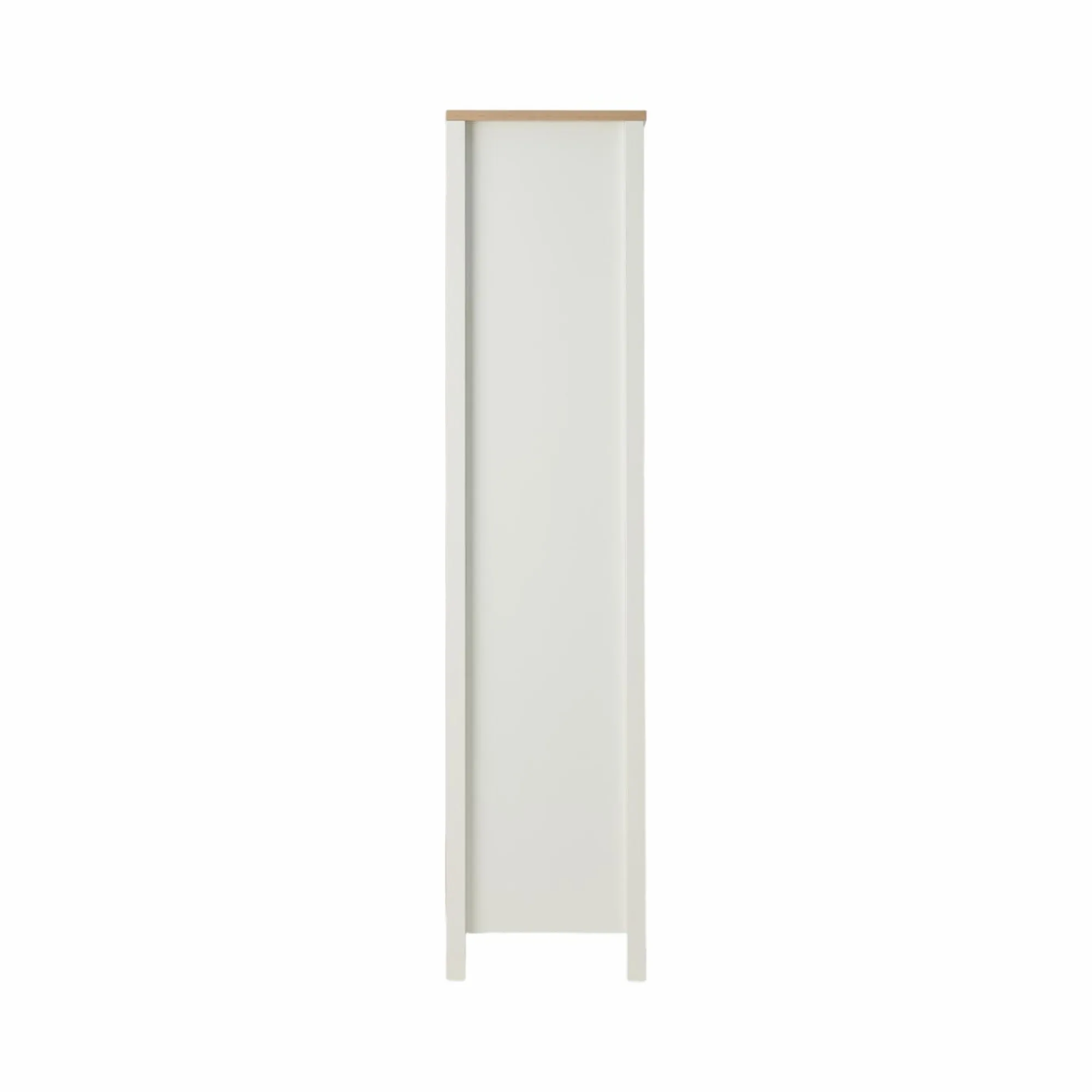 Camif Buffets>Buffet haut blanc et décor bois 1 porte Pivoine