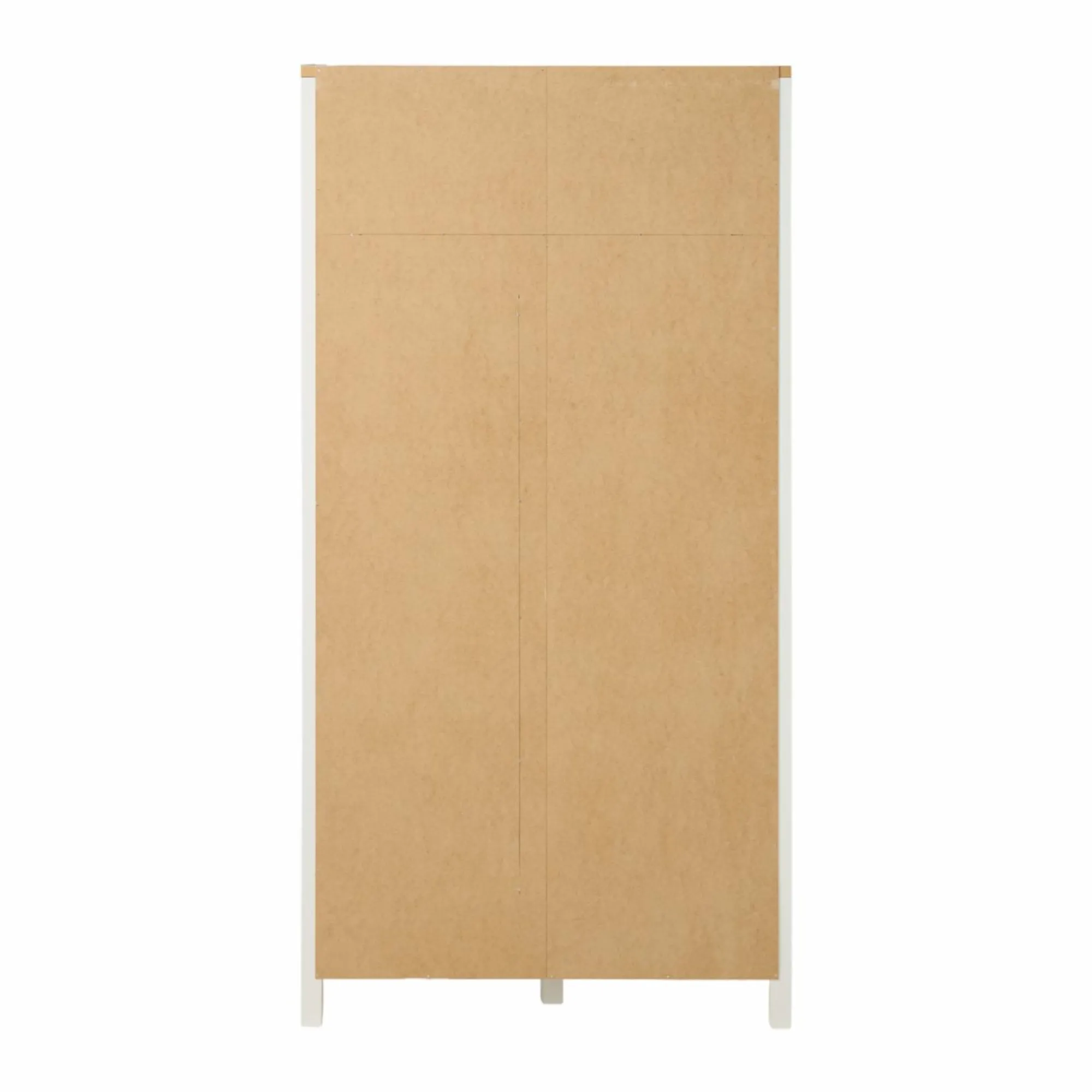 Camif Buffets>Buffet haut blanc et décor bois 1 porte Pivoine