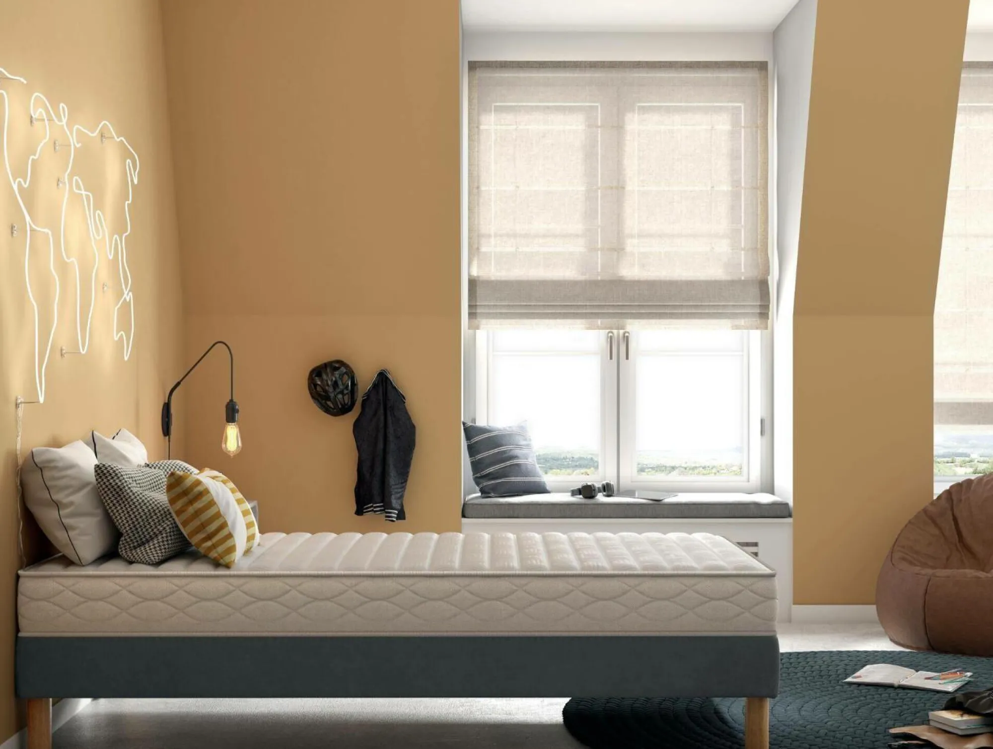 Enfant Camif Matelas Enfant|Matelas Enfant>BULTEX Matelas mousse 15 cm Fair 2 - 90 x 190 cm
