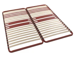 Camif Sommiers 90 X 190 Cm|Sommiers 140 X 190 Cm>BULTEX Sommier cadre métal à lattes 5 zones 4 cm Morpho - 2 x 80 x 200 cm