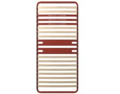 Camif Sommiers 90 X 190 Cm|Sommiers 140 X 190 Cm>BULTEX Sommier cadre métal à lattes 5 zones 4 cm Morpho - 90 x 200 cm