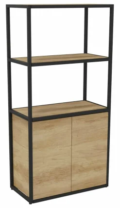 Camif Meubles De Rangement Bureau|Meubles De Rangement Bureau>BURONOMIC Bibliothèque 2 portes Alto