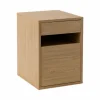 Camif Meubles De Rangement Bureau|Meubles De Rangement Bureau>Caisson de bureau décor bois 1 tiroir 1 porte Simon