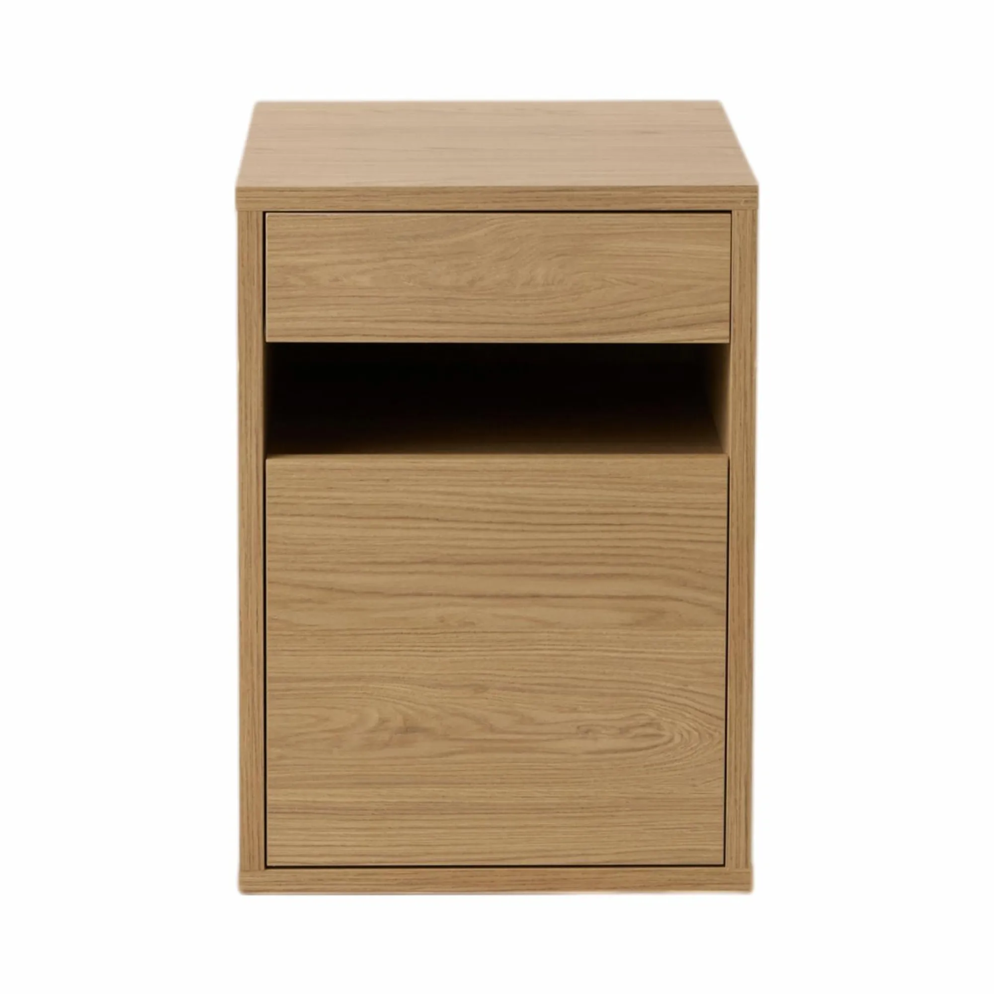 Camif Meubles De Rangement Bureau|Meubles De Rangement Bureau>Caisson de bureau décor bois 1 tiroir 1 porte Simon