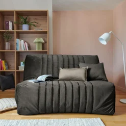 Camif Bz>Canapé BZ velours matelas 15 cm Oriane - - Matelas mousse HR
