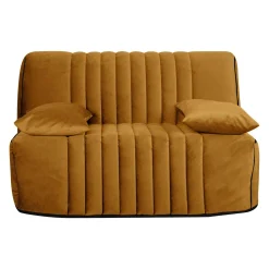 Camif Bz>Canapé BZ velours matelas 15 cm Oriane - - Matelas mousse HR