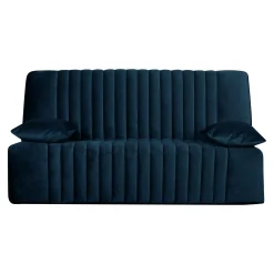 Camif Clic-Clac>Canapé clic-clac velours matelas 15 cm Oriane - - Matelas mousse HR