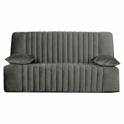 Camif Clic-Clac>Canapé clic-clac velours matelas 15 cm Oriane - - Matelas mousse HR