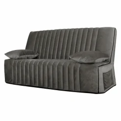 Camif Clic-Clac>Canapé clic-clac velours matelas 15 cm Oriane - - Matelas mousse HR