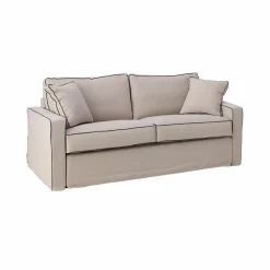 Camif Canapés Fixes>Canapé convertible coton/lin déhoussable Margot - - 3 places