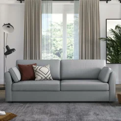 Camif Canapés Droits>Canapé convertible tissu coton déhoussable Marbella - - 4 places