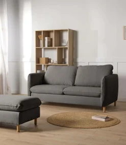 Camif Canapés Droits>Canapé convertible tissu chenillé Portimo -