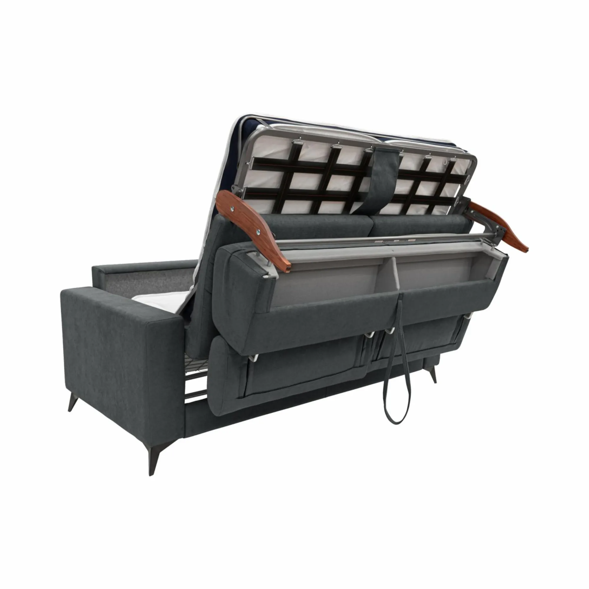 Camif Canapés Droits>Canapé convertible tissu recyclé déhoussable Alden - - 3 places