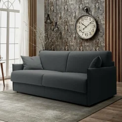 Camif Canapés Droits>Canapé convertible tissu recyclé déhoussable Arthur - - Grand 2 places