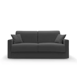 Camif Canapés Droits>Canapé convertible tissu recyclé déhoussable Aubin - - Grand 2 places