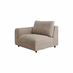 Camif Canapés Modulables>Chauffeuse avec accoudoir pour canapé modulable tissu Solenn - - Canapé angle gauche