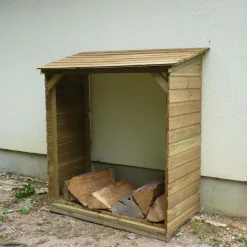 Camif Abris De Jardin>C.I.H.B. Abri Bûches avec Plancher 3 m² Petit Modèle en Bois Autoclave - 3 m2