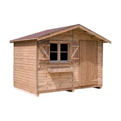 Camif Abris De Jardin>C.I.H.B. Abri de Jardin sans Plancher 9,09 m² Pervenche en Bois Autoclave - 9 m2