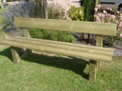 Camif Bancs De Jardin>C.I.H.B. Banc avec Dossier 200 cm Classique en en Bois Autoclave