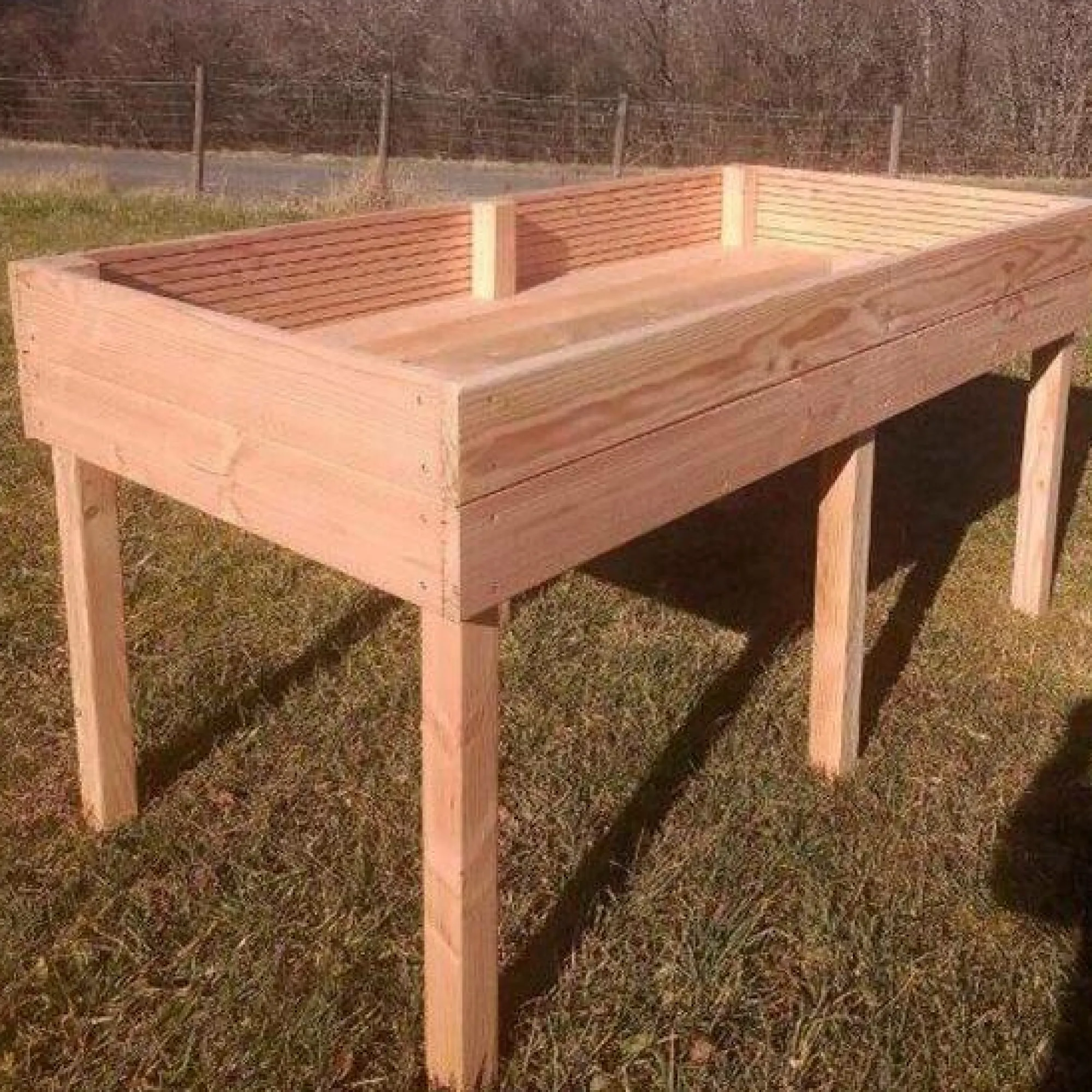 Camif Carrés De Potager>C.I.H.B. Table Potagère Rectangulaire 320 L en Bois Naturel
