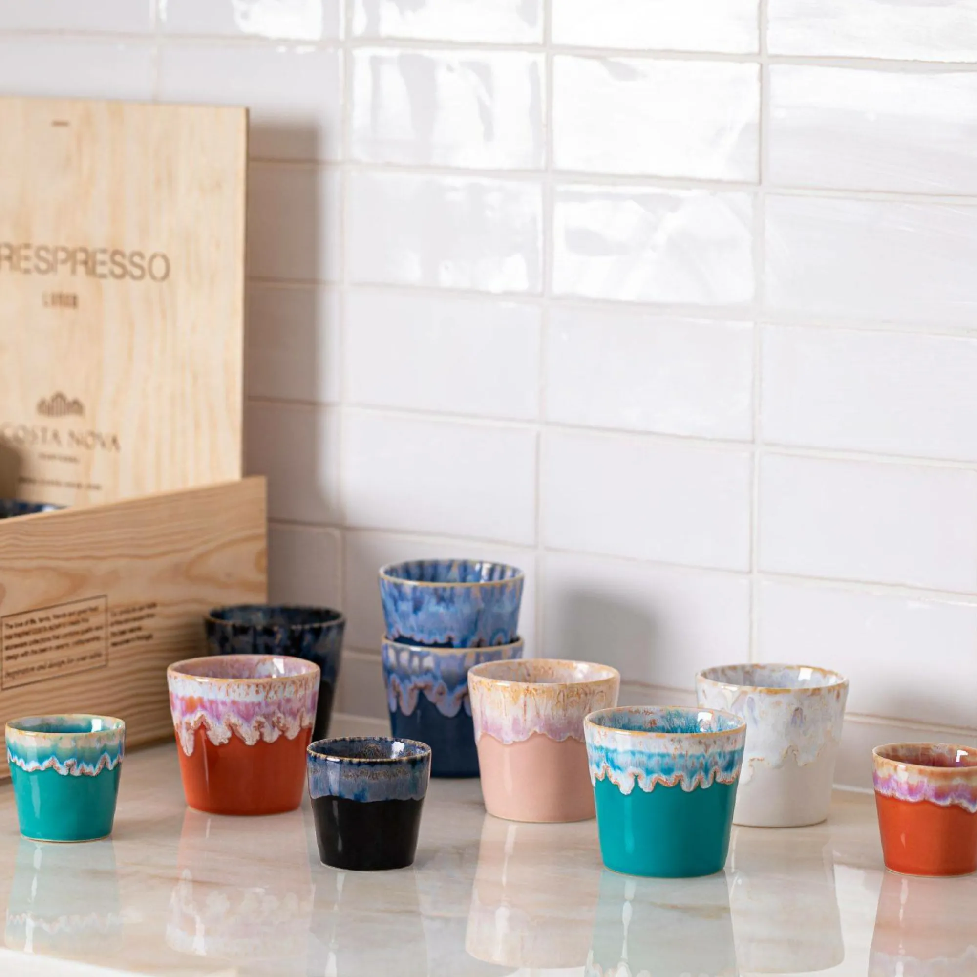 Camif Tasses|Tasses>COSTA NOVA Lot de 6 Tasses Expresso Grespresso -