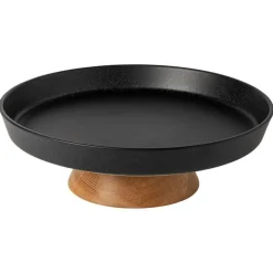 Camif Plats De Service>COSTA NOVA Plat sur pied grès et bois Boutique